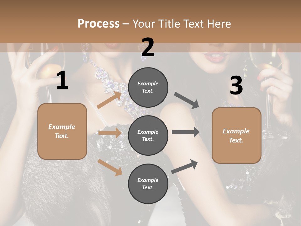 Bar Partying Smile PowerPoint Template