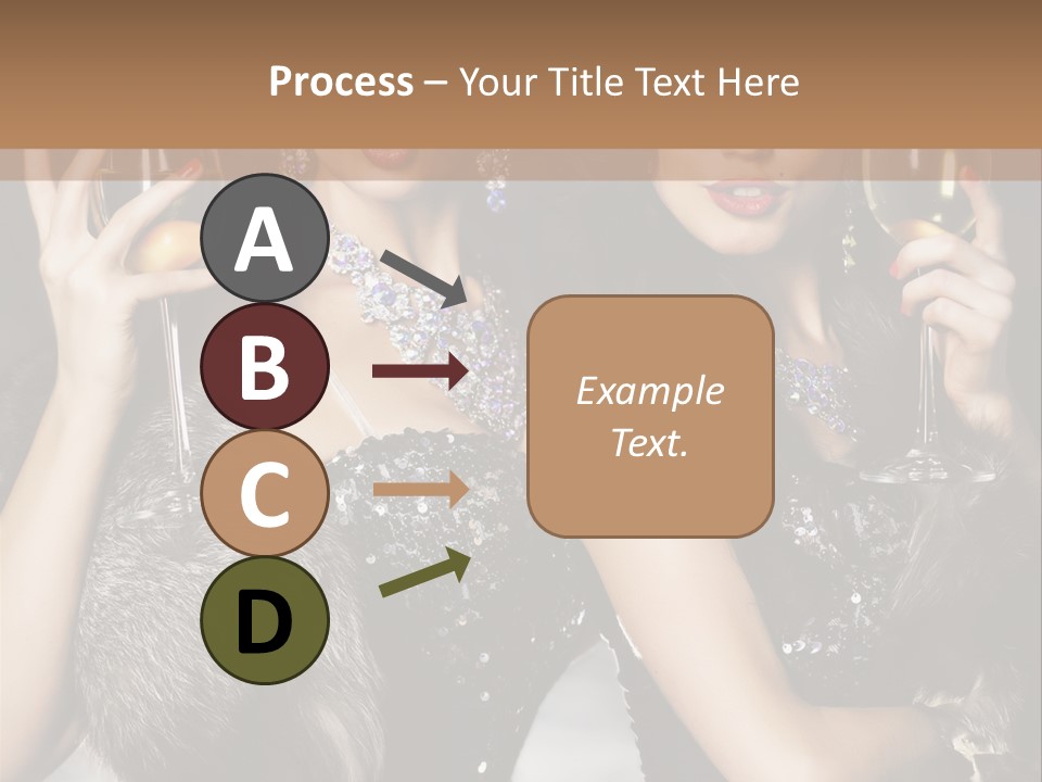 Bar Partying Smile PowerPoint Template