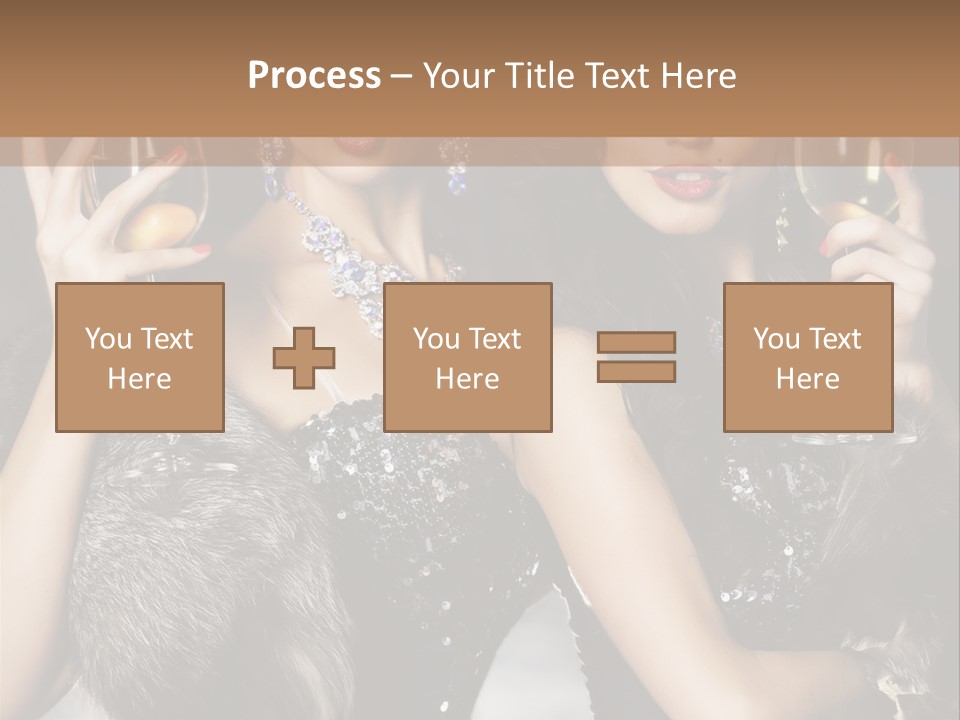 Bar Partying Smile PowerPoint Template