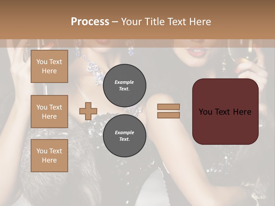 Bar Partying Smile PowerPoint Template