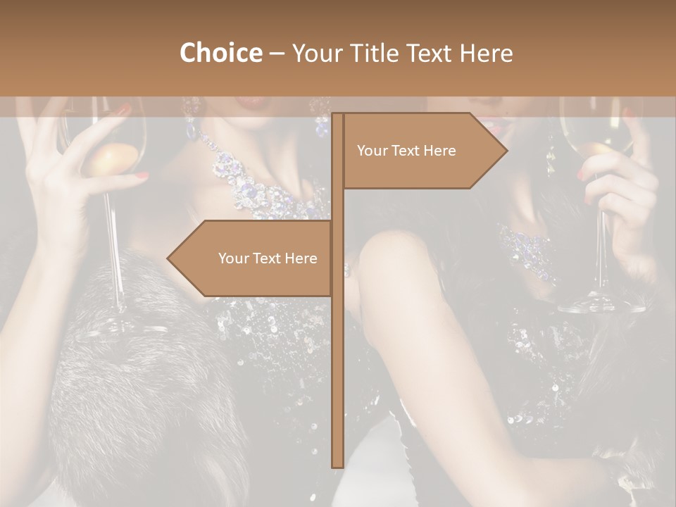 Bar Partying Smile PowerPoint Template