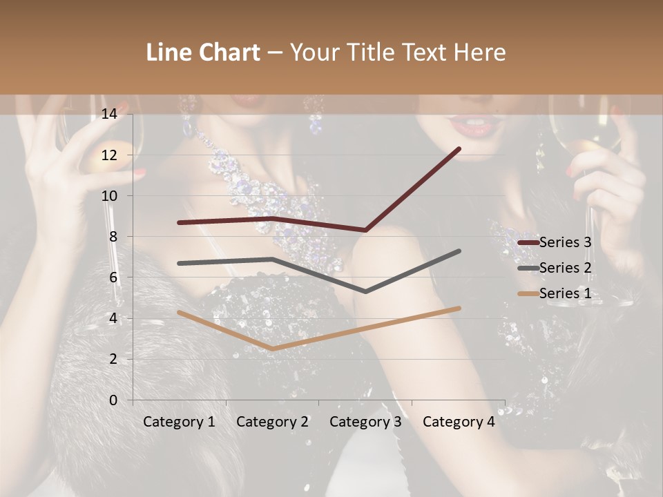 Bar Partying Smile PowerPoint Template