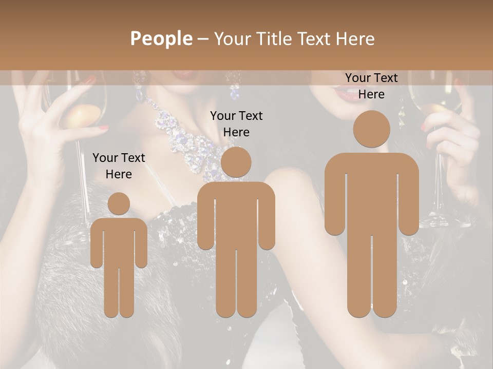 Bar Partying Smile PowerPoint Template