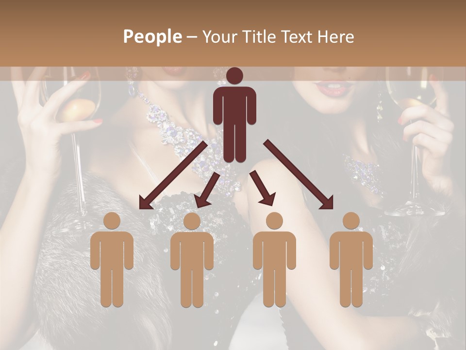 Bar Partying Smile PowerPoint Template