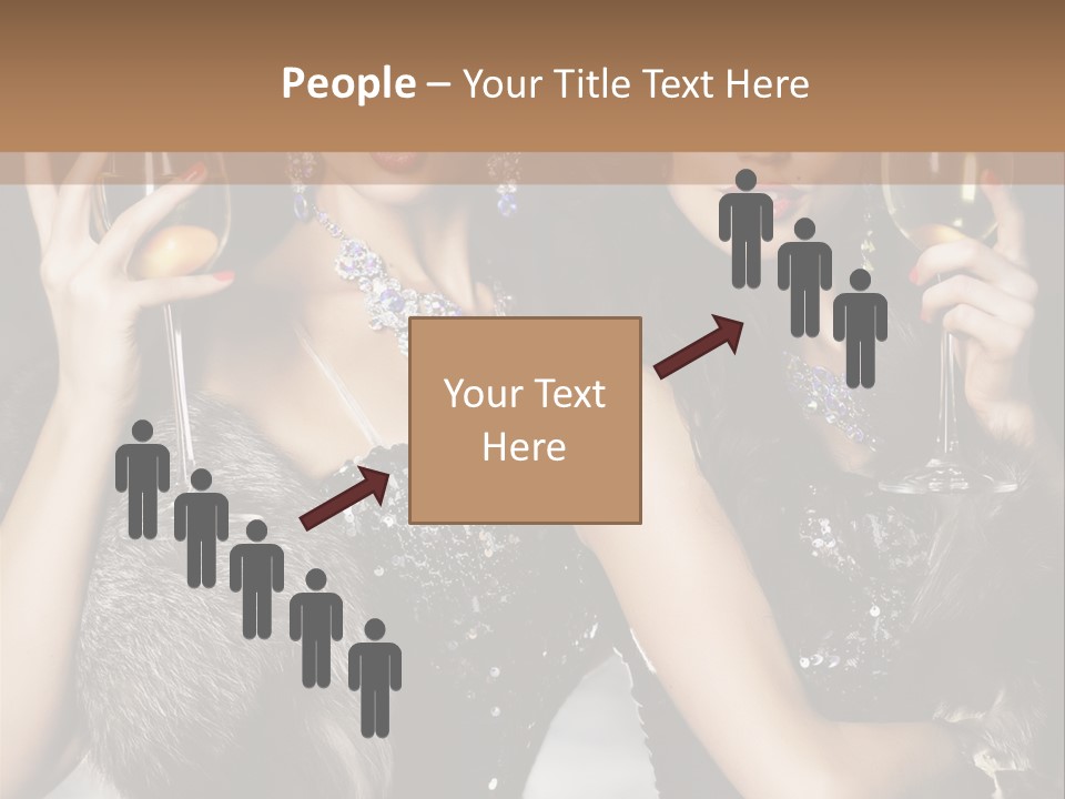 Bar Partying Smile PowerPoint Template