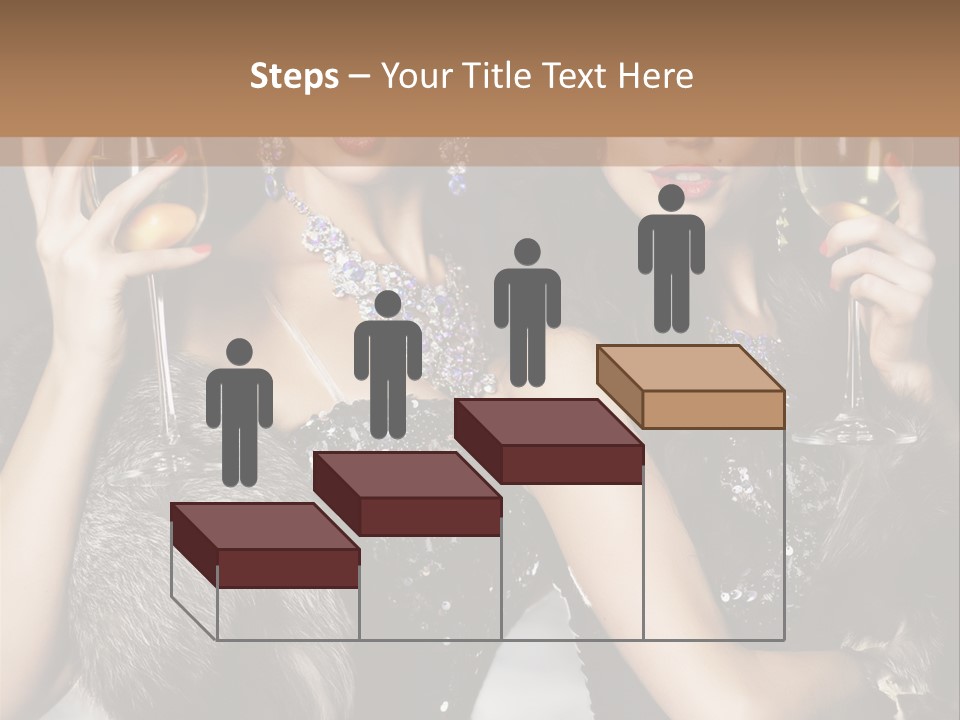Bar Partying Smile PowerPoint Template
