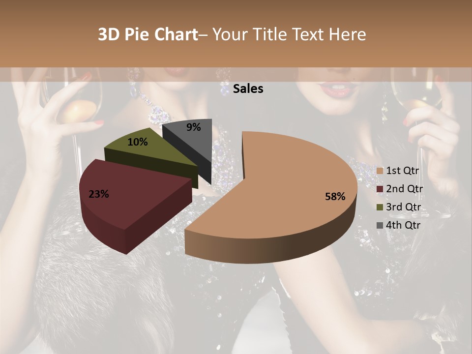 Bar Partying Smile PowerPoint Template