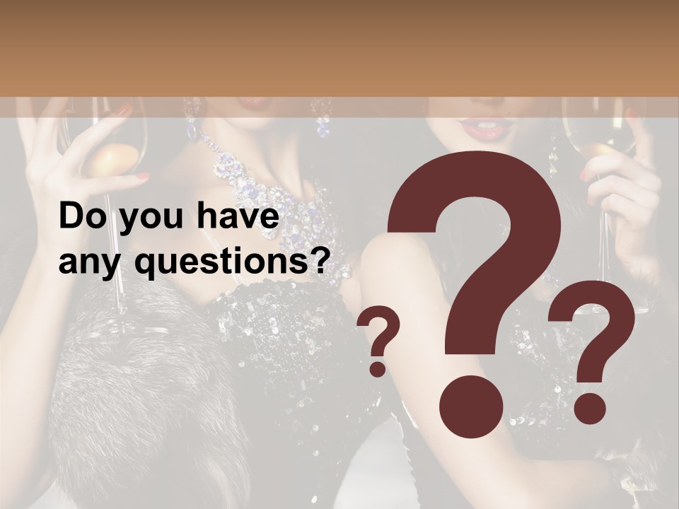 Bar Partying Smile PowerPoint Template