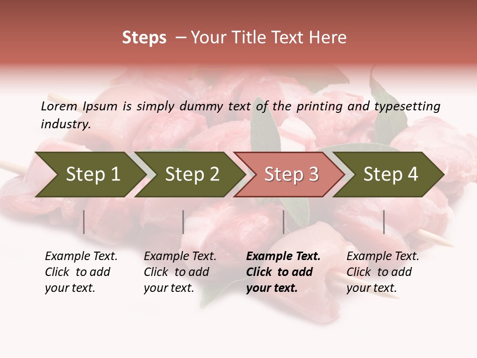 Shish Cottura Panino PowerPoint Template