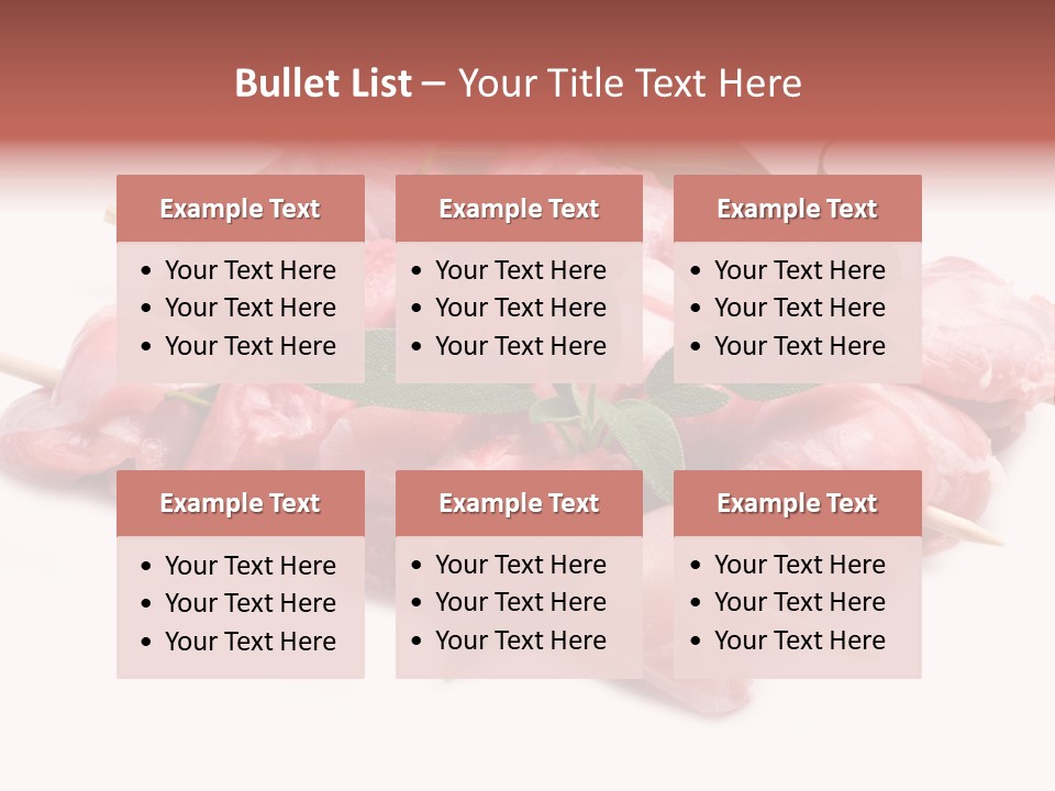 Shish Cottura Panino PowerPoint Template