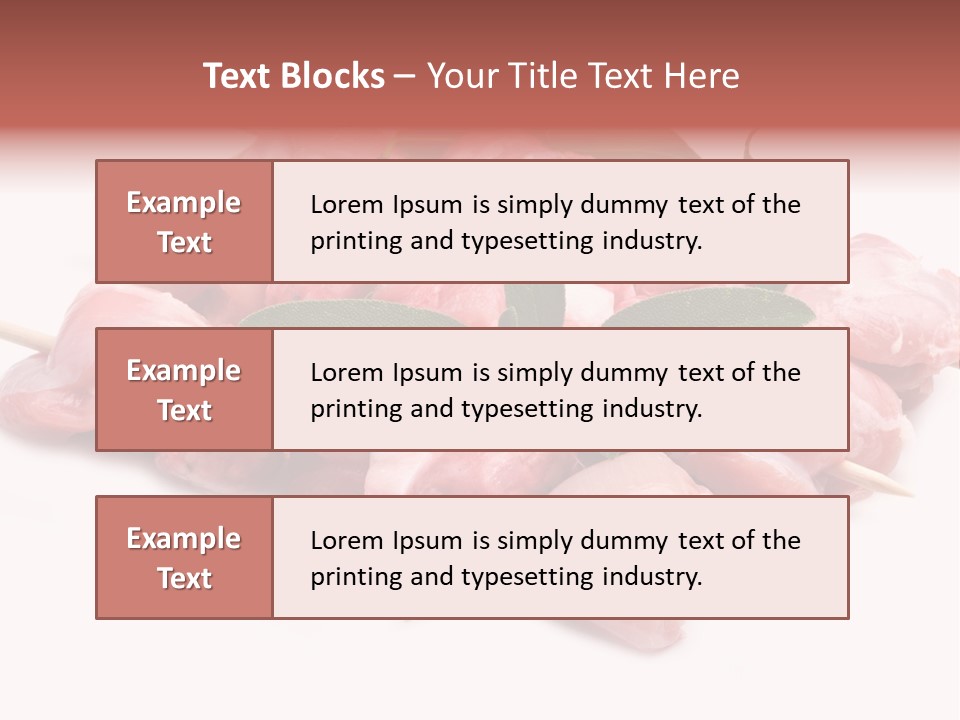 Shish Cottura Panino PowerPoint Template