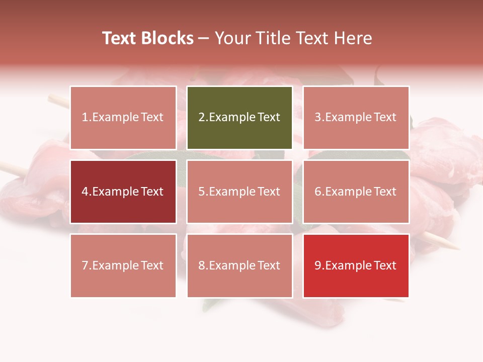 Shish Cottura Panino PowerPoint Template