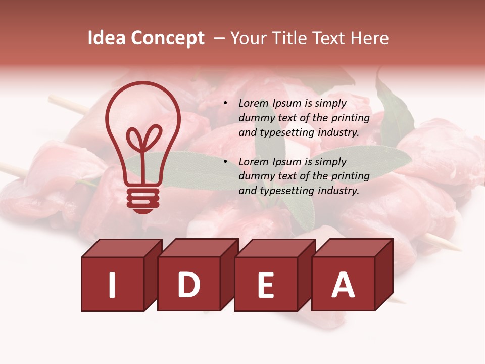 Shish Cottura Panino PowerPoint Template