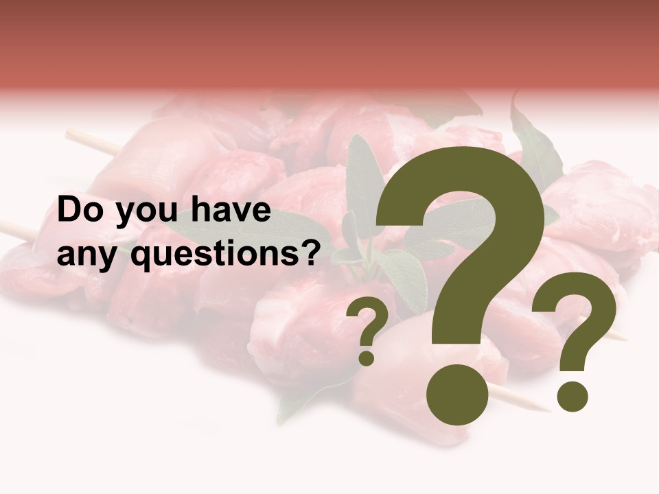 Shish Cottura Panino PowerPoint Template