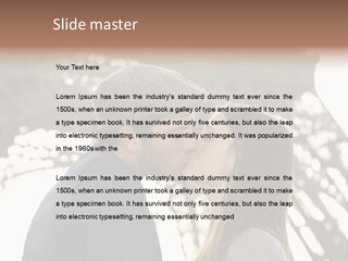 Ballade Casquette Embrasser PowerPoint Template