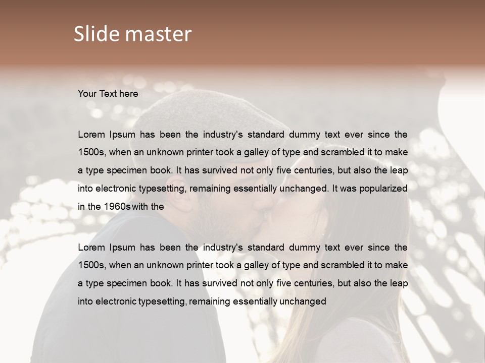 Ballade Casquette Embrasser PowerPoint Template