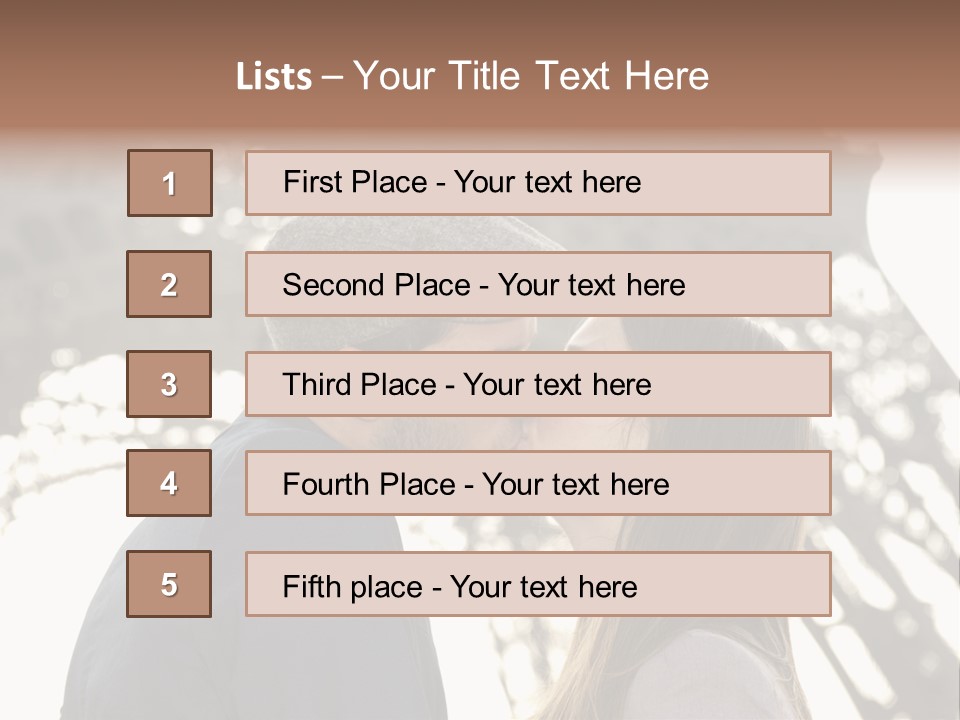 Ballade Casquette Embrasser PowerPoint Template