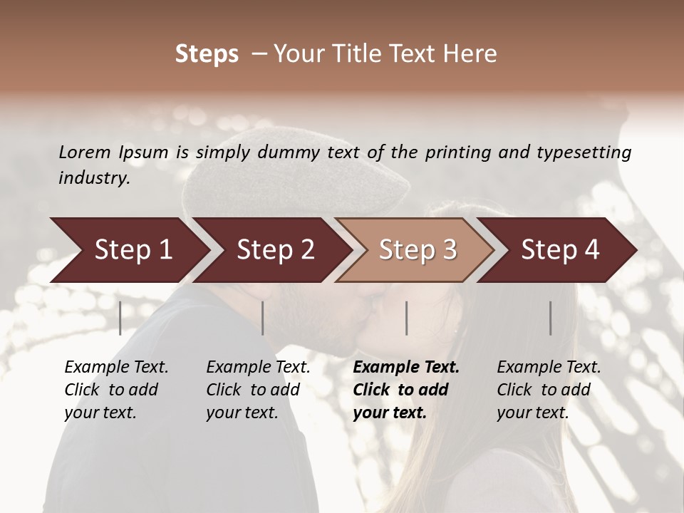 Ballade Casquette Embrasser PowerPoint Template