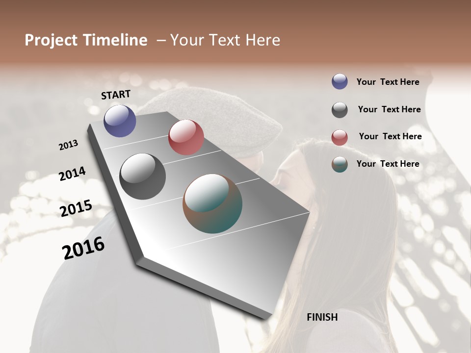 Ballade Casquette Embrasser PowerPoint Template