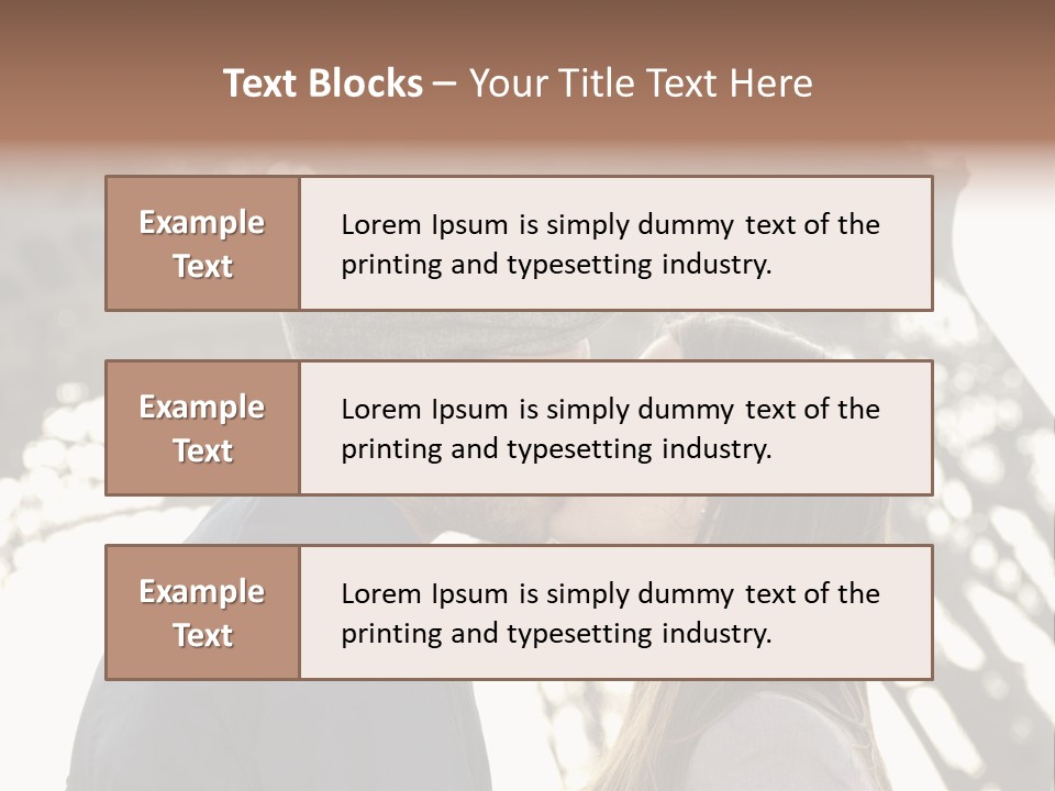 Ballade Casquette Embrasser PowerPoint Template