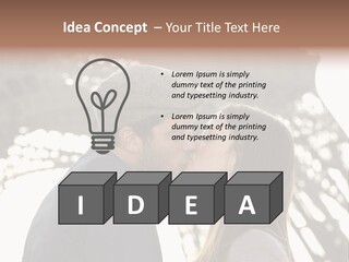 Ballade Casquette Embrasser PowerPoint Template