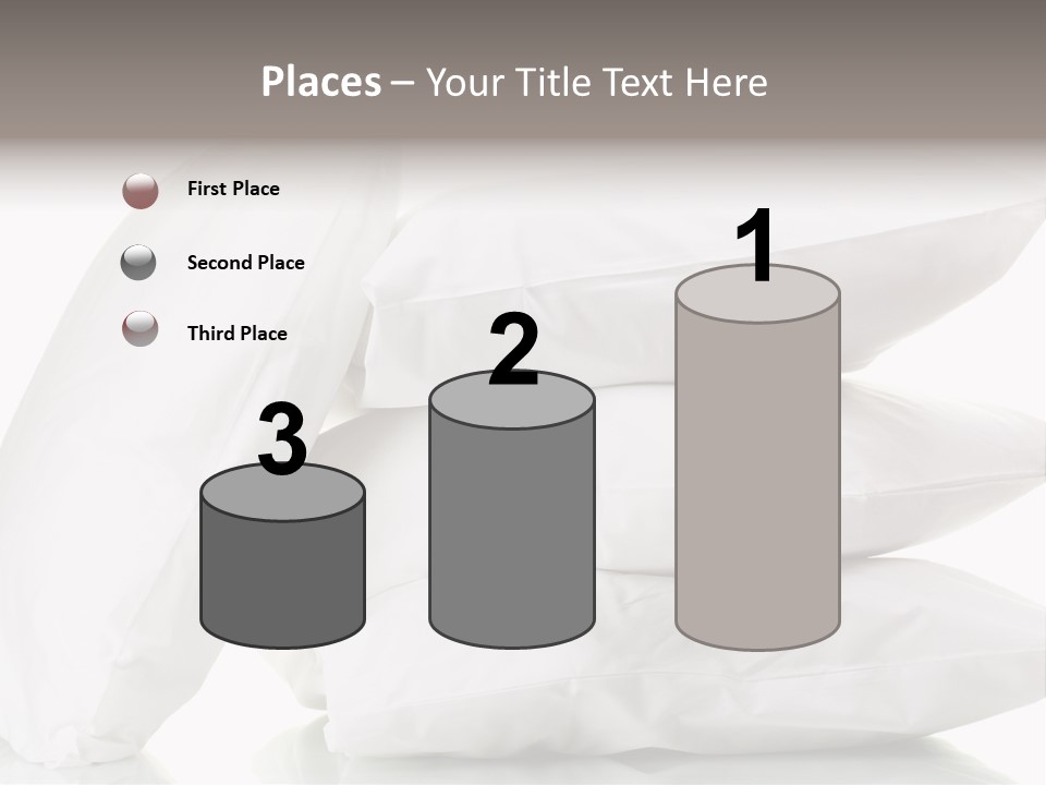 Household Bed Bedroom PowerPoint Template