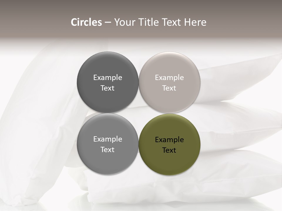 Household Bed Bedroom PowerPoint Template