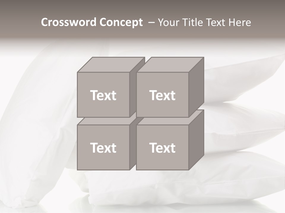 Household Bed Bedroom PowerPoint Template