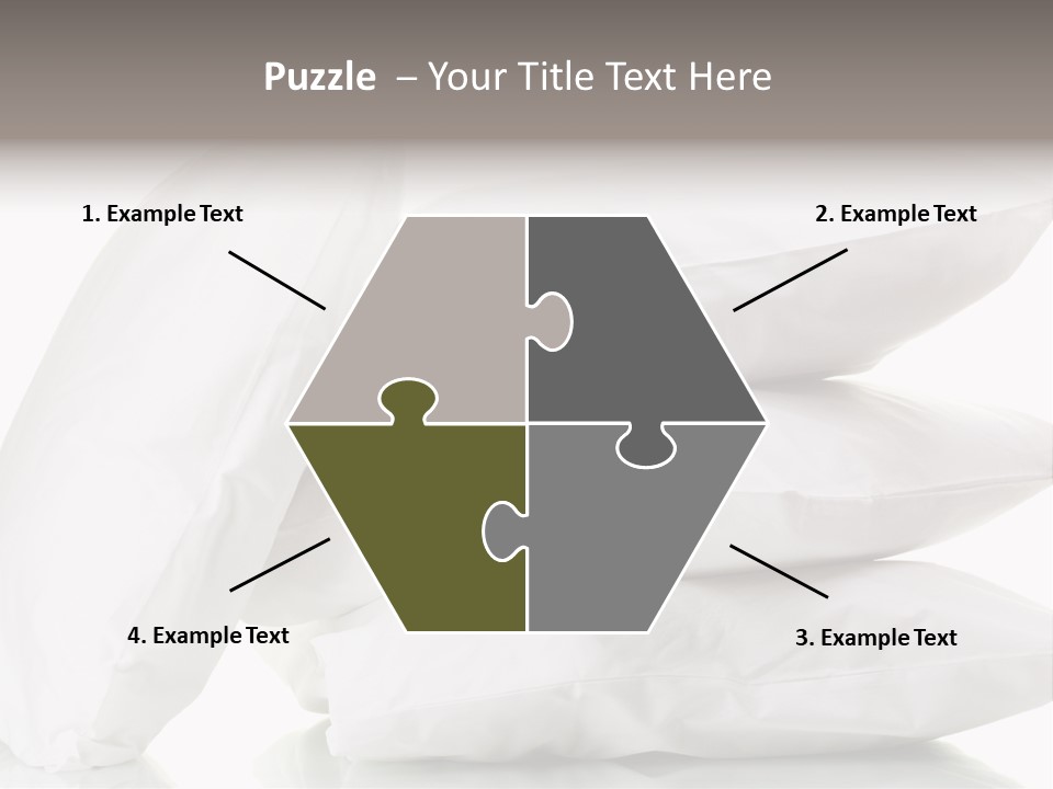 Household Bed Bedroom PowerPoint Template