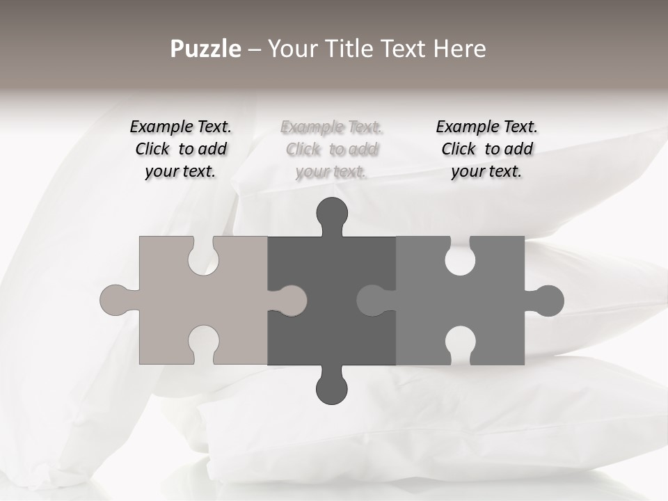 Household Bed Bedroom PowerPoint Template