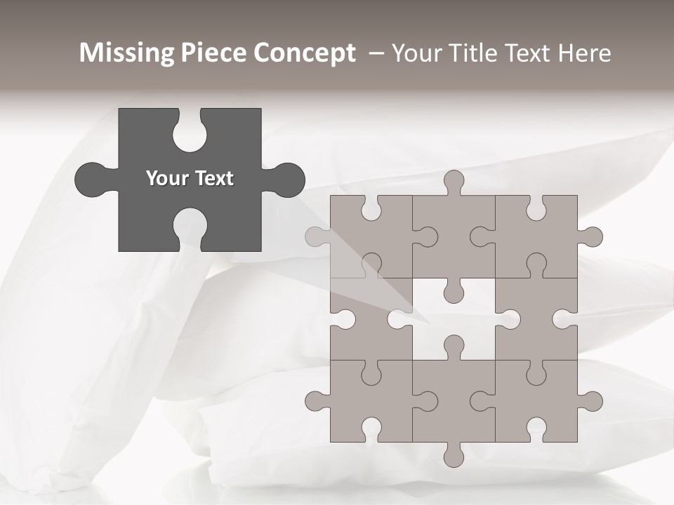 Household Bed Bedroom PowerPoint Template