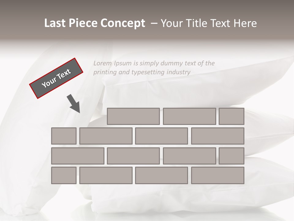 Household Bed Bedroom PowerPoint Template