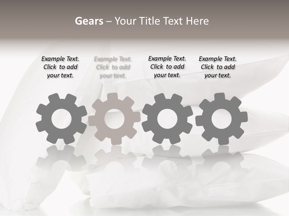 Household Bed Bedroom PowerPoint Template