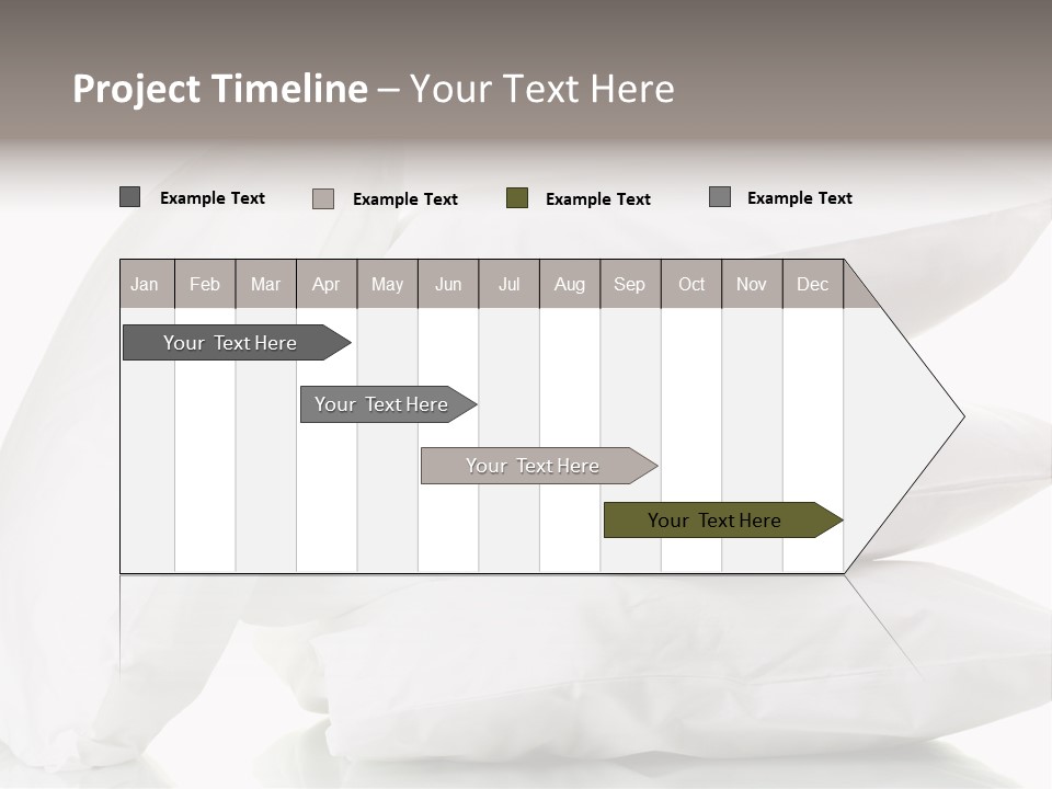 Household Bed Bedroom PowerPoint Template