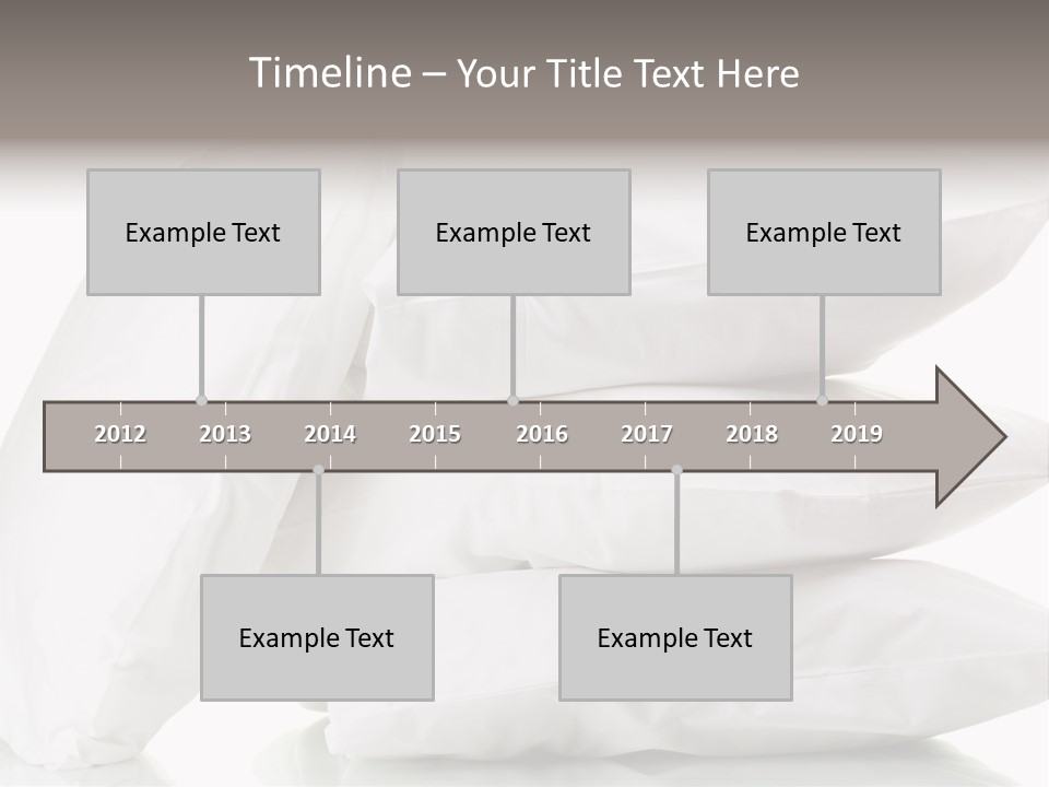 Household Bed Bedroom PowerPoint Template