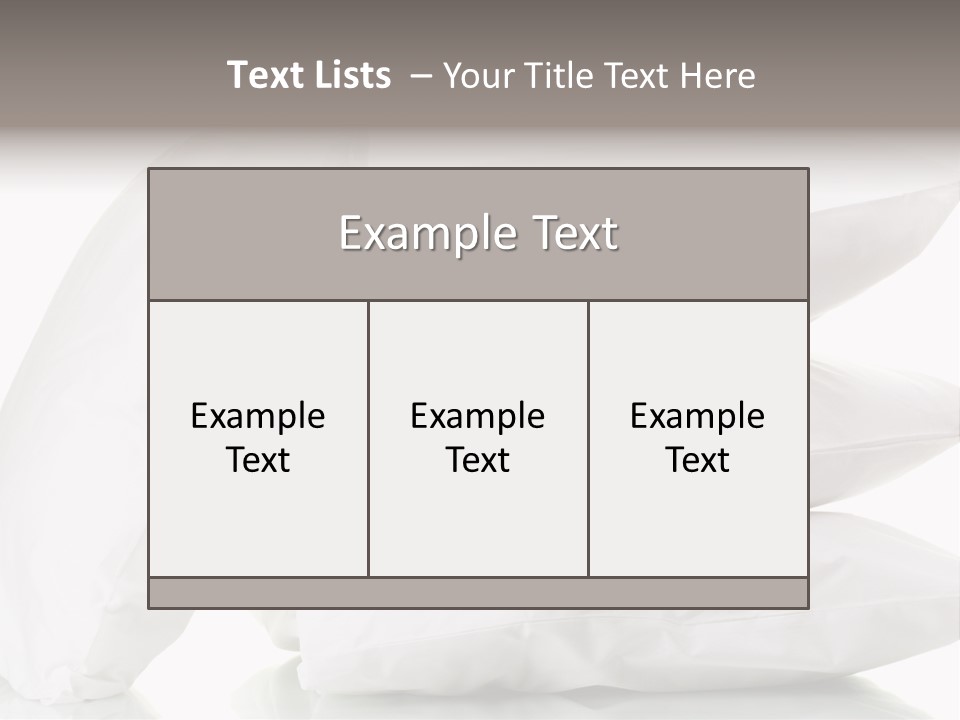 Household Bed Bedroom PowerPoint Template