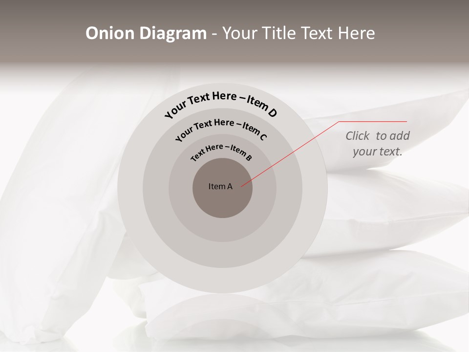 Household Bed Bedroom PowerPoint Template