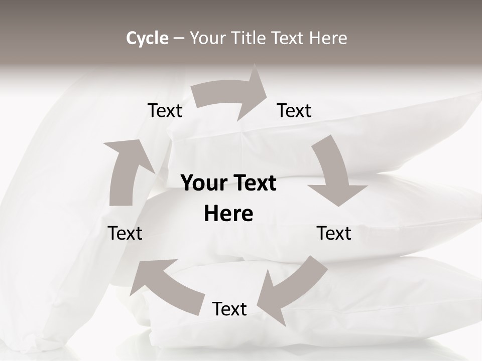 Household Bed Bedroom PowerPoint Template