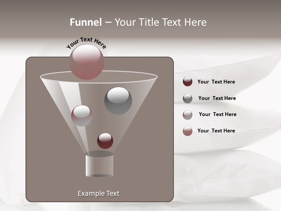 Household Bed Bedroom PowerPoint Template