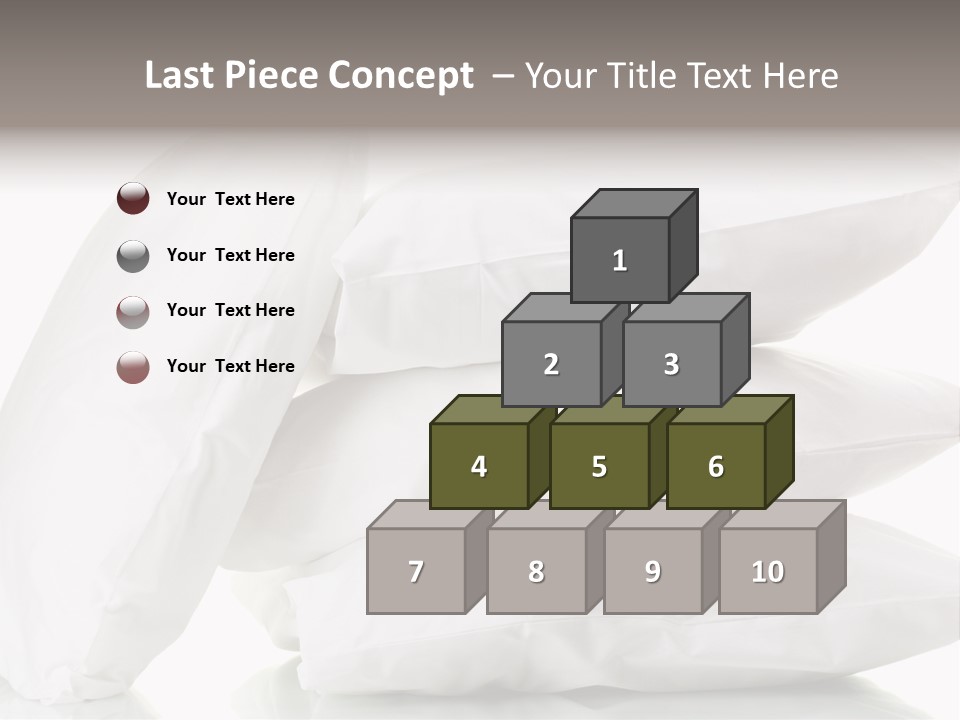 Household Bed Bedroom PowerPoint Template