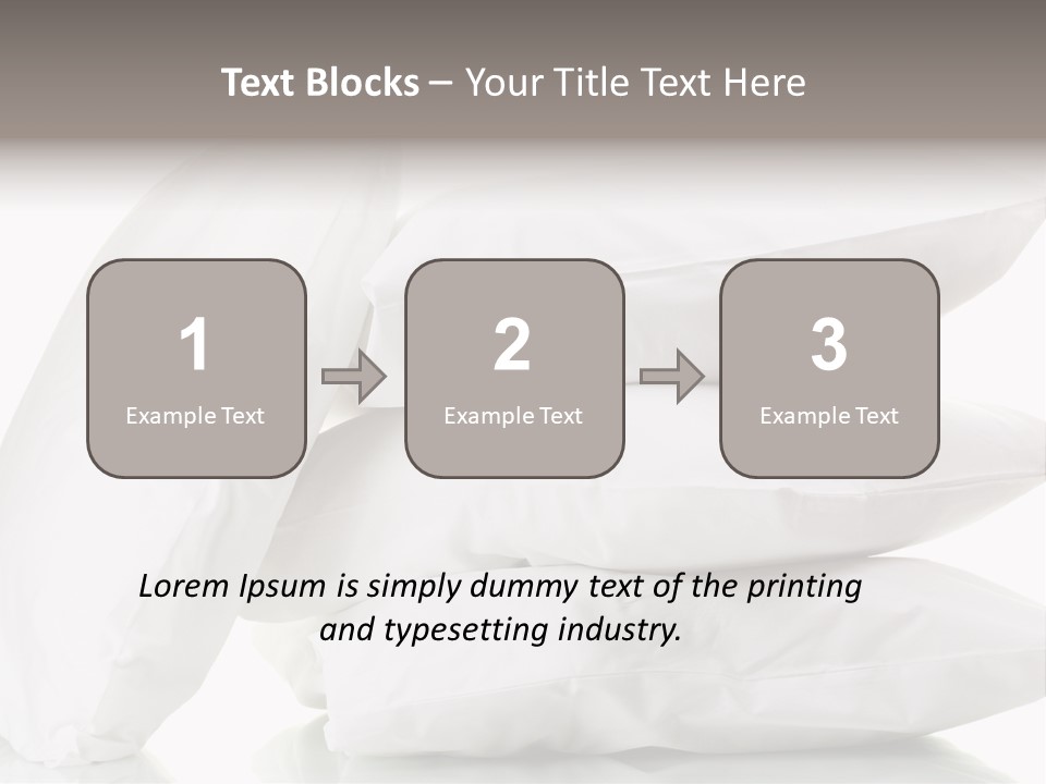 Household Bed Bedroom PowerPoint Template