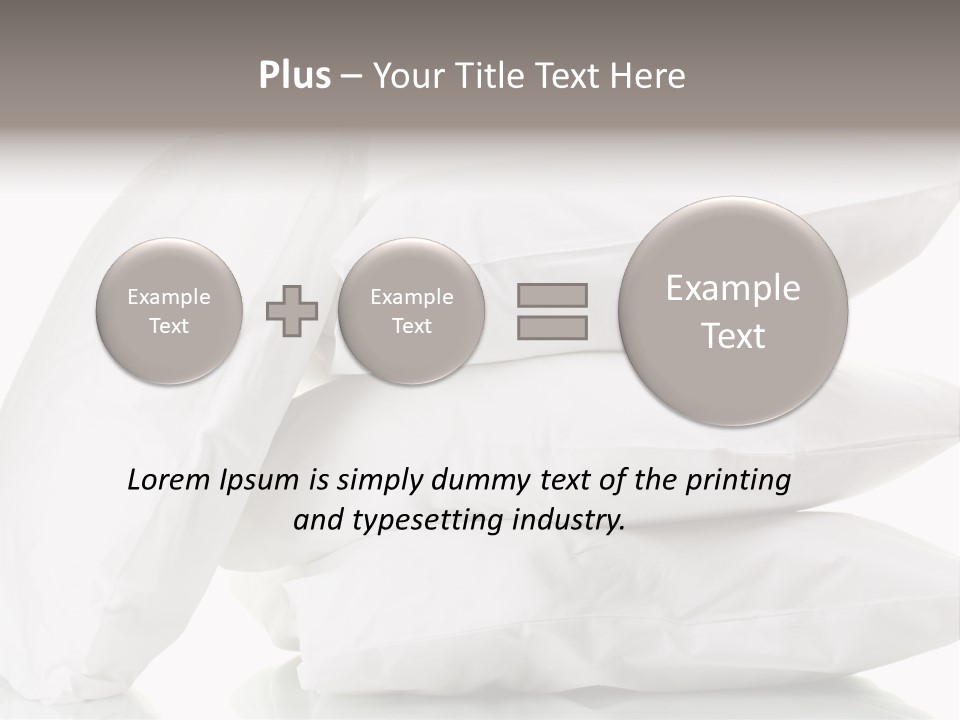 Household Bed Bedroom PowerPoint Template