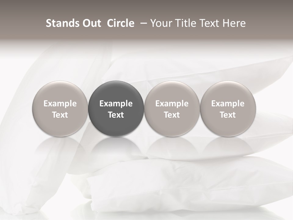 Household Bed Bedroom PowerPoint Template