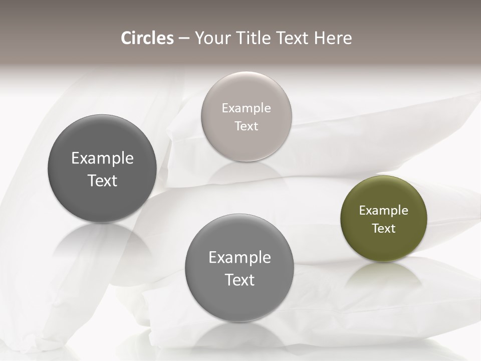 Household Bed Bedroom PowerPoint Template