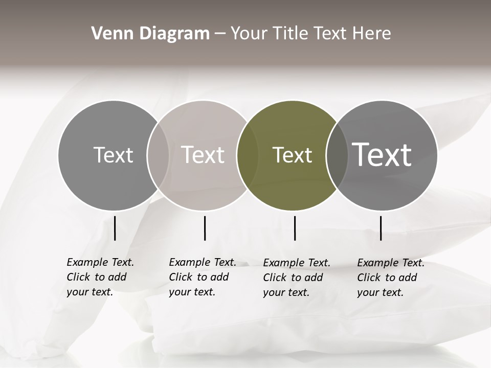 Household Bed Bedroom PowerPoint Template