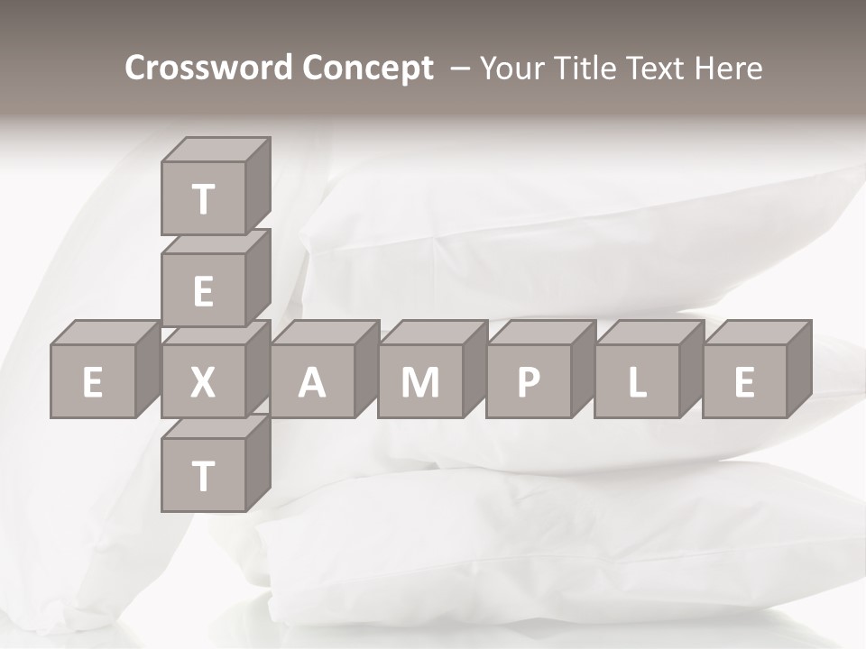 Household Bed Bedroom PowerPoint Template