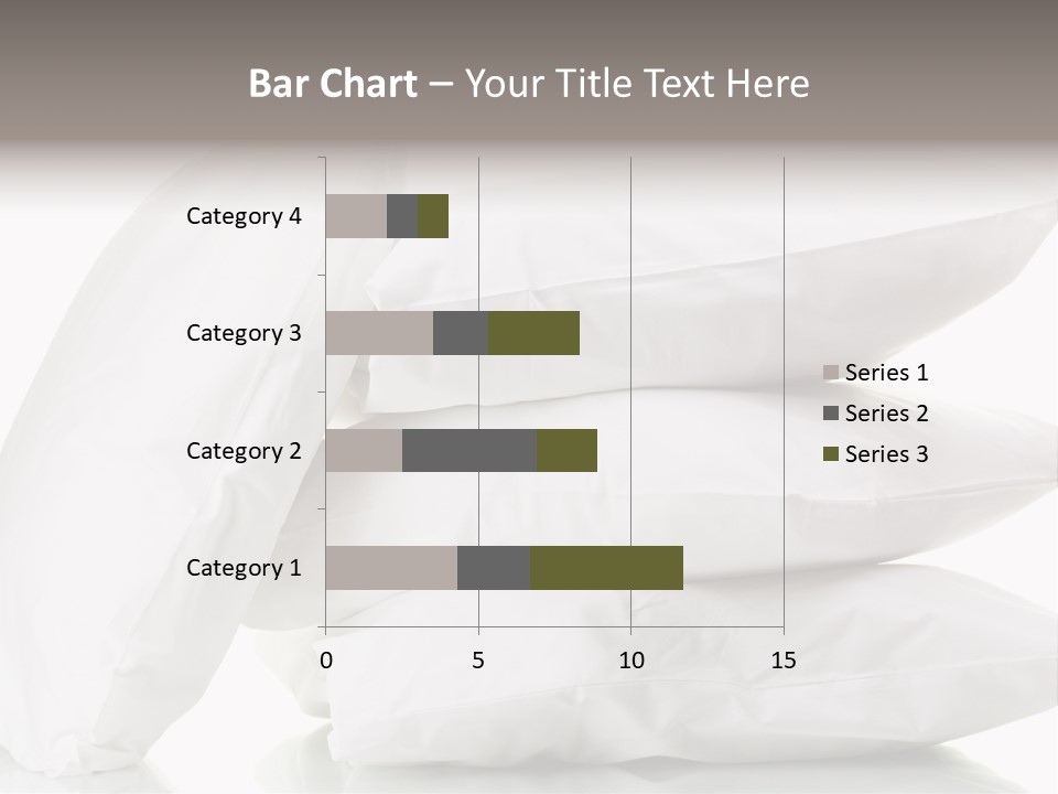 Household Bed Bedroom PowerPoint Template