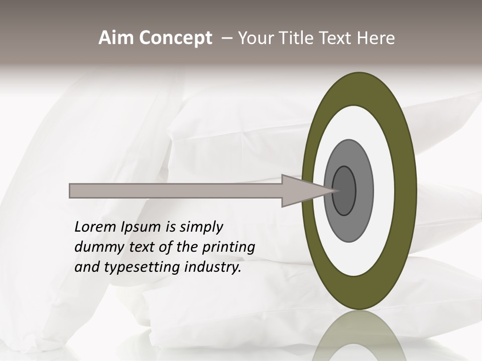 Household Bed Bedroom PowerPoint Template