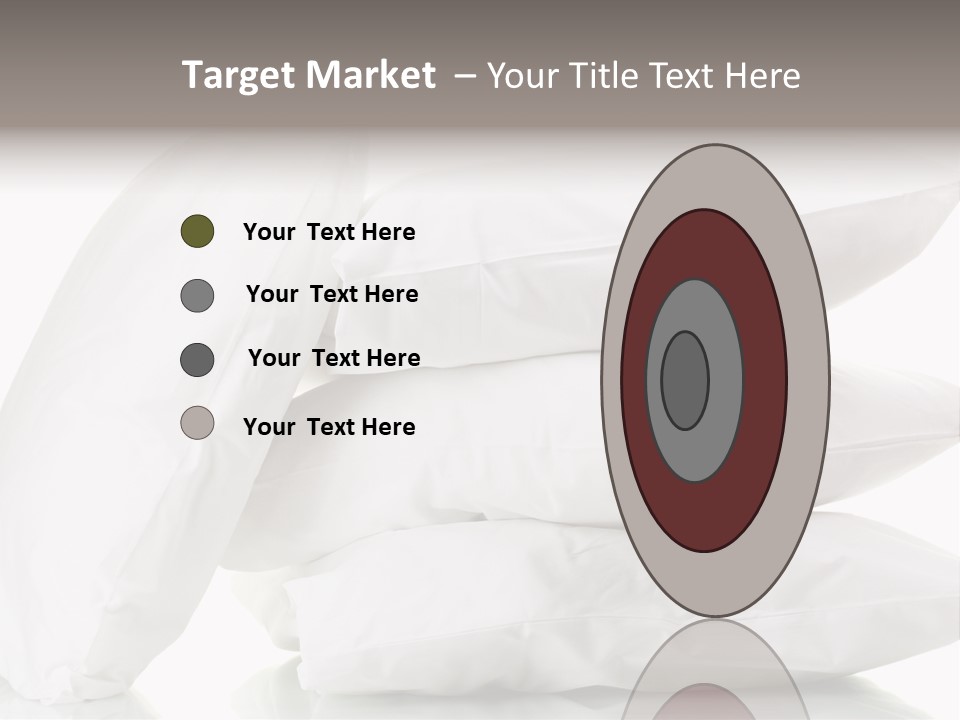 Household Bed Bedroom PowerPoint Template