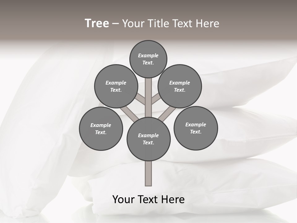 Household Bed Bedroom PowerPoint Template